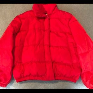 Red Puffer Jacket